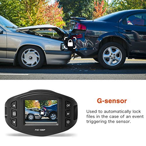 SuperEye Dash Cam Mini Car Camera 1080P Full HD Car Driving Recorder Dashboard Camera Car Video Recorder with Sony Sensor, 170 Wide Angle Lens, WDR, Loop Recording, Parking Monitor, and G-Sensor 5